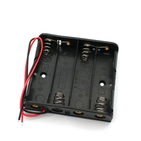 AA Power Battery Storage Case Plastic Box Holder With 4 Slots Top Quality Hot Sale ► Photo 1/4