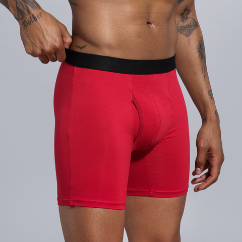 Underwear Men Boxers Long Men's Clothing Men Shorts Cotton Man Panties Boxershorts boxer hombre ropa interior hombre ► Photo 1/6