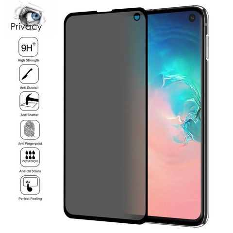 9H Full Privacy Tempered Glass For Samsung Galaxy S10e S 10e Anti Spy Screen Protector Film For Samsung s10e High Definition ► Photo 1/6