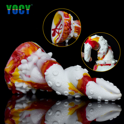 YOCY Silicone Octopus Anal Sex Toy Butt Animal Plug Tentacle Fantasy Dildo Masturbate For Women Men Orgasm Anus Beads ► Photo 1/6