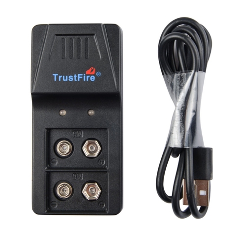 USB 9V 6F22 Battery Charger 2 Slot for 9V Rechargeable Li-lon and Ni-MH battery 2022 New ► Photo 1/1