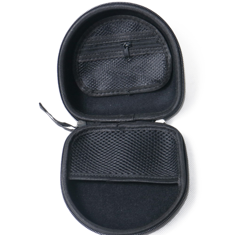 Strong hard Zipper box PVC Case for Headset Lavalier Microphone headphone earphone Protect the box ► Photo 1/5