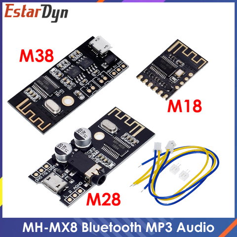MH-MX8 M18/M28/M38 Wireless Bluetooth MP3 Audio Receiver board BLT 4.2 Mp3 lossless decoder ► Photo 1/6