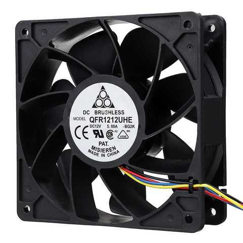 7500RPM 12V Computer CPU Coolers 4Pin DC Brushless PC Computer Workstation Case Cooling Fan 120*38 mm Cooler Fans For S7 S9 ► Photo 1/6