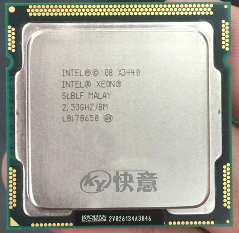 Intel Xeon Processor X3440 Quad-Core (8M Cache, 2.53 GHz)) LGA1156 Desktop CPU properly Desktop Processor 100% working ► Photo 1/2