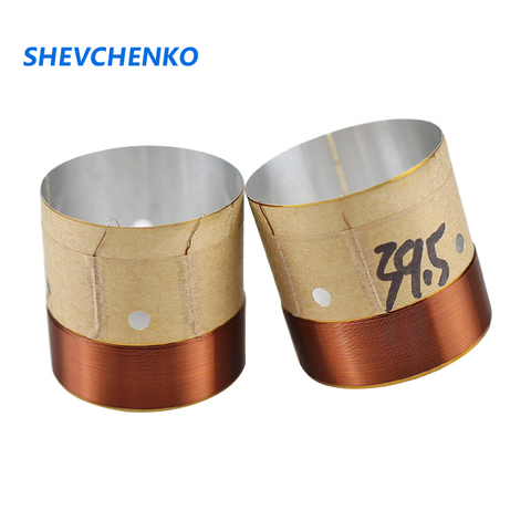 SHEVCHENKO 39.5mm Bass Voice Coil 6-8 OHM Aluminum 2 Layers Copper Wire Coil Repair 40 Core Woofer Speaker Parts 2pcs ► Photo 1/6