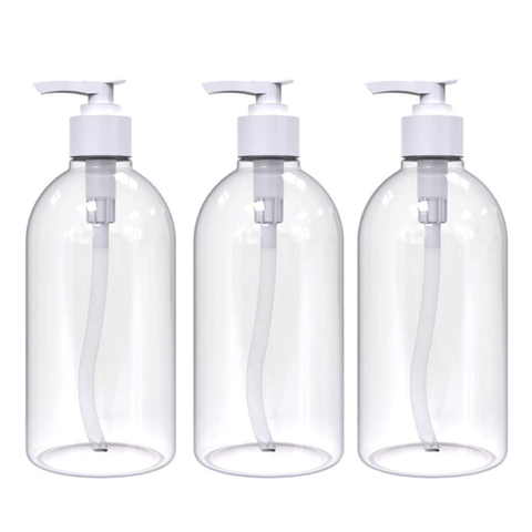 1PcsPortable Travel Bottle 500ml Plastic Bottles for Travel Sub Bottle Shampoo Cosmetic Lotion Container Pump Bottles Dispens ► Photo 1/6
