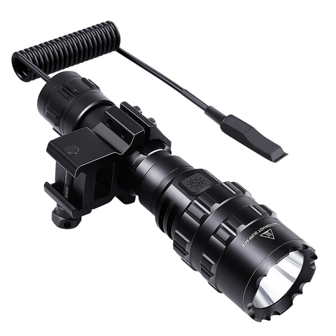 Tactical Flashlight 1600 Lumen with Flashlight Mount Clip + Rechargeable Battery + Remote Switch Outdoor Hunting Weapon Light ► Photo 1/6