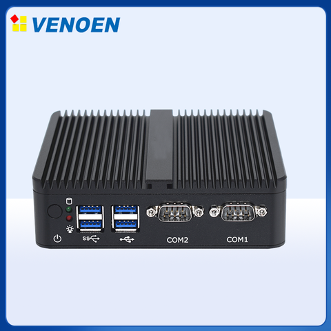 Quad Core Mini Box desktop PC Windows Celeron J4125 J4105 Dual LAN mini computer intel HD Graphics HTPC Nettop Barebone Linux ► Photo 1/6