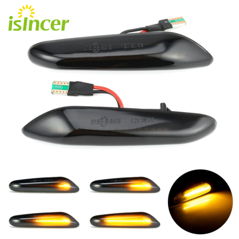 Buy Online 2x Led Dynamic Side Marker Turn Signal Light Indicator Blinker Lamp Signal Lamp For Bmw E90 E91 E92 E60 E87 E82 E46 Error Free Alitools