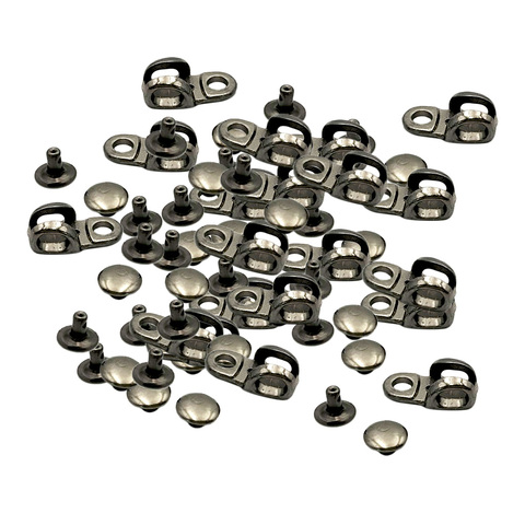 20Sets Boot Lace Hooks Lace Fittings with Rivets Repair/Camp/Hiking/Climbing ► Photo 1/6