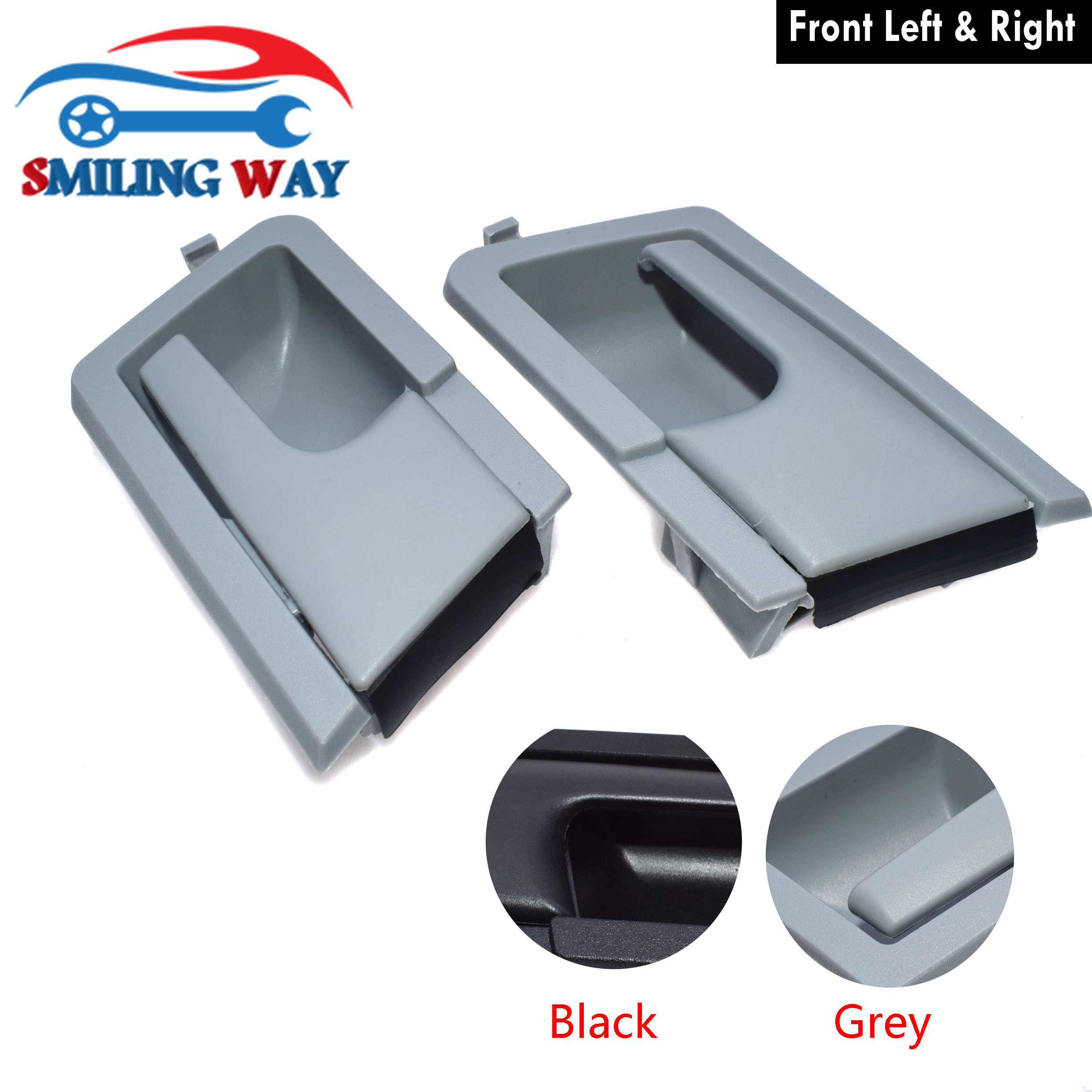 Door Handle Front Right Inside Gray Chrome For VW T4 IV From 1990-2003
