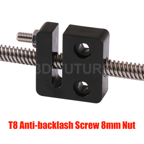 1Pc 3D printer accessories T Openbuilds type anti-backlash T8 screw 8mm Nut Block pitch 2mm Lead 2mm/4mm/8mm ► Photo 1/5