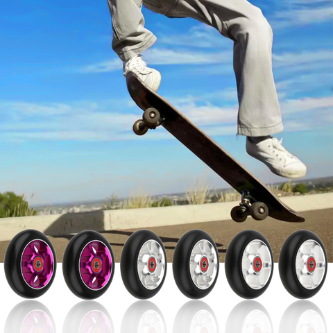 2 pcs 100mm Push/Kick/Stunt Scooter Wheels with Bearings & Bushings Skateboard Scooter Wheel Replacement ► Photo 1/6