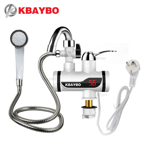 3000W Electric Tankless Instant Hot Water Heater Under Sink Tap