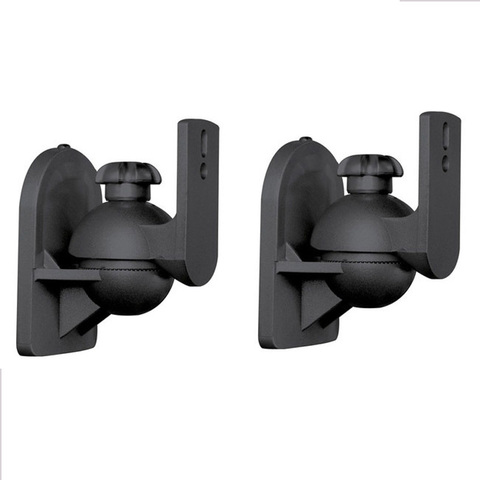 (1 pair) with steel plate 3.5kg 7.7lbs universal tilt rotate sound SPEAKER BRACKET wall holder with knob ► Photo 1/6