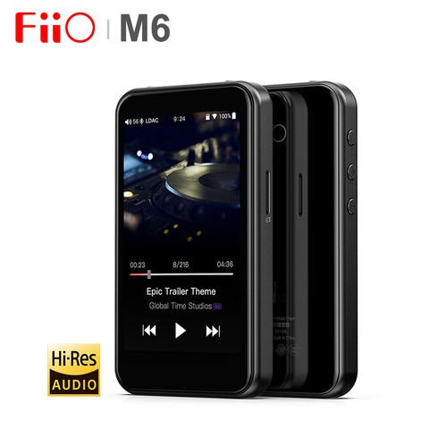 FiiO M6 Hi-Res Android Based Music Player with aptX HD, LDAC HiFi Bluetooth, USB Audio/DAC,DSD Support and WiFi/Air Play ► Photo 1/6