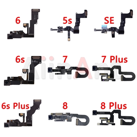 Original Front Camera For iPhone 6s 6 7 8 Plus 5 5s 5C SE Sensor Proximity Small Front Camera Flex Cable Replacement ► Photo 1/5