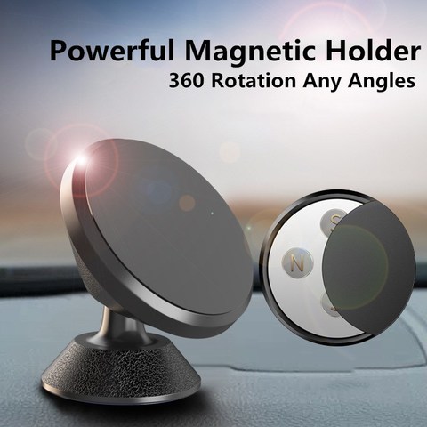 Universal Magnetic Car Phone Holder Stand in Car For iPhone 11 Magnet Air Vent Mount Cell Mobile Phone Smartphone Support ► Photo 1/6