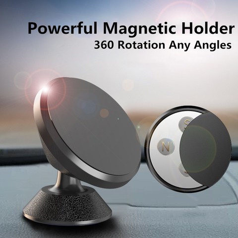 Universal Magnetic Car Phone Holder Stand in Car For iPhone 11 Magnet Air Vent Mount Cell Mobile Phone Smartphone Support ► Photo 1/6