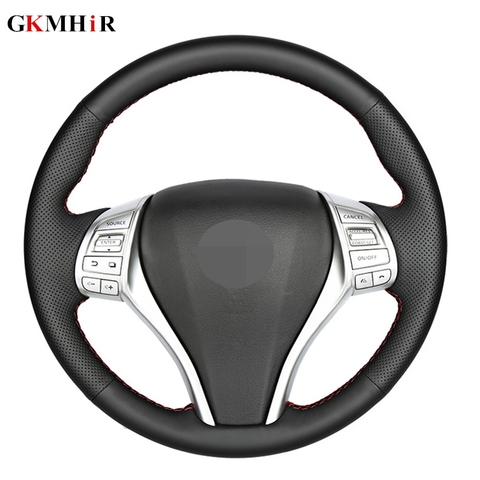 Artificial Leather Car Steering Wheel Cover for Nissan Teana Altima 2013-2016 X-Trail QASHQAI Rogue 2014-2016 Sentra Tiida ► Photo 1/6