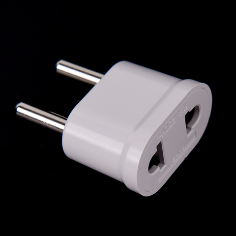 1pcs EU KR Plug Adapter Japan CN US to EU Euro European Travel Adapter Electric Plug Power Cord Charger Sockets Outlet 250V ► Photo 1/6
