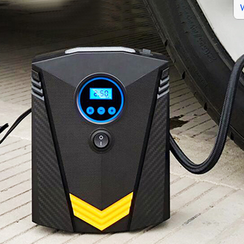 Digital Car Tire Inflatable Pump illumination Auto Air Compressor for Cars Wheel Tires Electric 12V Tyre Inflator ► Photo 1/6