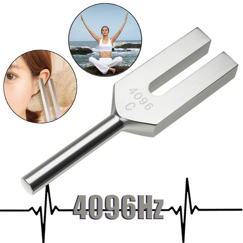 High-frequency Energy Tuning Fork Crystal 4096HZ Medical Tuning Fork Aluminum Alloy Healing Sound Vibration Therapy Medical Tool ► Photo 1/6