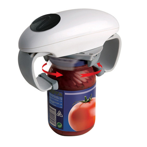 Automatic Tin Opener Canned Electric Bottle Opener Jar Opener Kitchen Gadgets Tools ► Photo 1/6