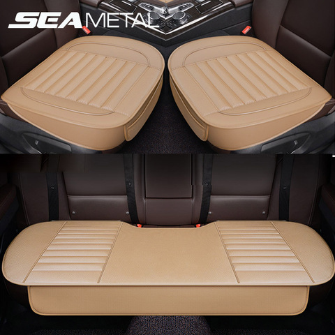 PU Leather Interior Seat Cover Car Seats Covers Protector Mats Universal Automobiles Seat Cushion Leather Cover Seat Accessories ► Photo 1/6