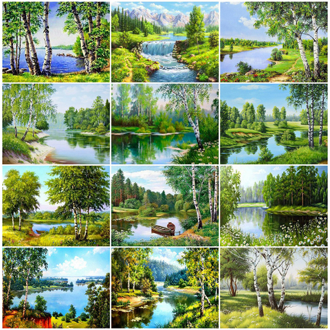 EverShine Diamond Painting Full Square Diamond Embroidery Pictures Of Rhinestones Sale Landscape Beaded Art 5D Cross Stitch Kit ► Photo 1/6