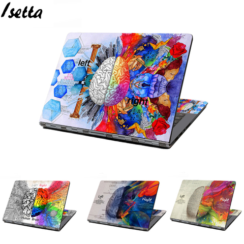 Brain Laptop  Sticker Notebook Skin Sticker Laptop Cover Art Decal Compatible with 13.3