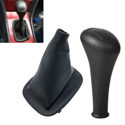 Gear Shift Knob Gaiter Boot Cover Case Collar For Mercedes Benz C E S Class W124 S124 W126 E190 W190 W201 W202 W123 W140 W463 ► Photo 1/6