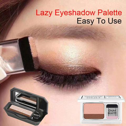 Double Color Lazy Eye Shadow Makeup Palette Glitter Palette Eyeshadow Pallete Waterproof Glitter Eyeshadow Shimmer Cosmetics ► Photo 1/6