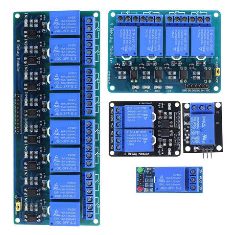 1 2 4 8 Channel 5V Relay Shield Module Board for Arduino Raspberry Pi ARM yk ► Photo 1/6