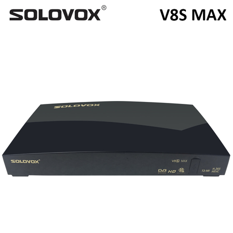 SOLOVOX 2022 V8S MAX FHD ALI3521 Satellite TV Receiver Support USB WiFi YOUTUBE Xtream H265 STB Decoder V8SMax Replace V8S Plus ► Photo 1/6