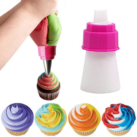 Reusable Cake Nozzle Connector Plastic Adapter Cake Cream Pastry Bag Nozzle Coupler Convenient Baking Tool For Cake Decorating ► Photo 1/6