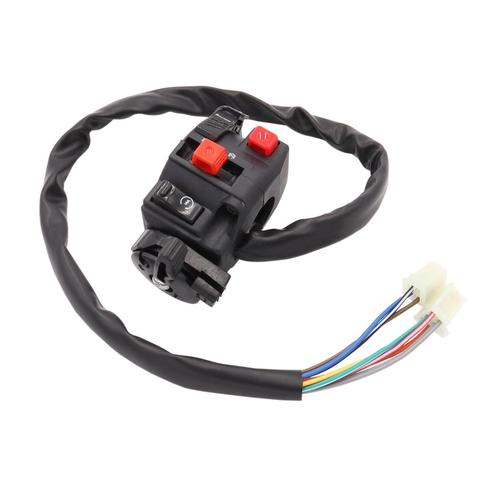 Motorcycle Head Light Hi-Lo Beam Kill Electric Start 4-Function Switch with Choke Lever for ATV Quad 4 Wheeler ► Photo 1/4