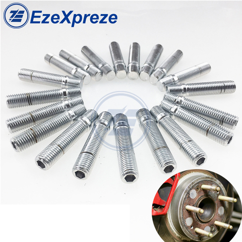 20 pcs/set Extended Wheel Studs Conversion Tall Lug Bolts / Screw Adapter Kit(M12x1.25,M12x1.5,M14x1.25,M14x1.5) Car Accessories ► Photo 1/6