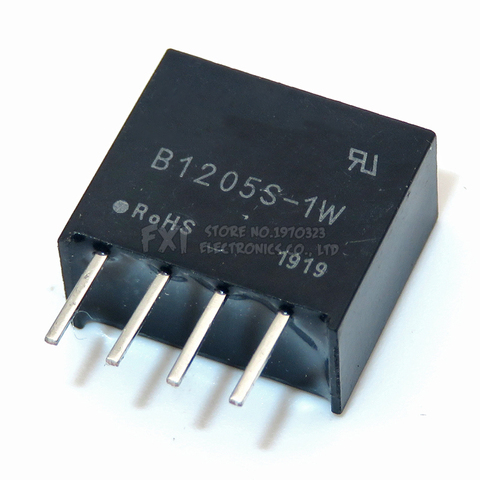 B1205S-1W 2W B1205S DIP4 SIP4 DC-DC regulated power supply module 12v to 5v brand New pumuddsy Isolating Switching Power Supply ► Photo 1/2