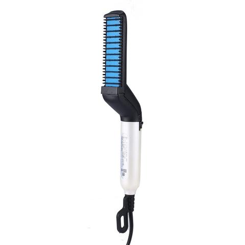 Multifunctional Hair Comb Brush Quick Beard Straightener Men's Hair Straightening Flat Iron Heated Hair Comb Show Cap Styler ► Photo 1/6