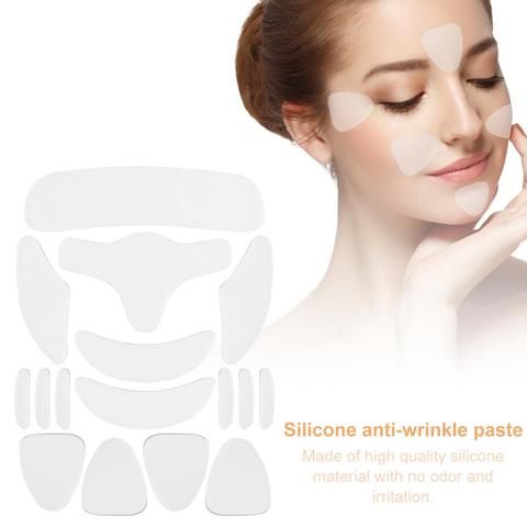 16PCS Reusable Silicone Anti-wrinkle Lip Pads Paste Cheek Chin Sticker Facial Eye Patches Wrinkle Removal Face Lifting Patches ► Photo 1/6
