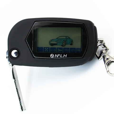 keychain with flip key main key fob for StarLine A91 car alarm starline A91 remote starter  Anti-Theft Device Two-Way ► Photo 1/4