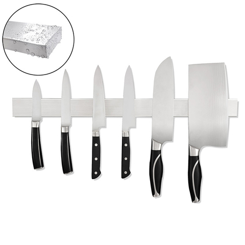 3 Size magnetic Knife Holder 304 Stainless Steel Wall Storage Rack hook Storage rack for knives Kitchen accessories organizer ► Photo 1/6