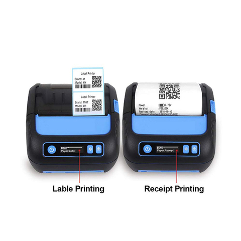 Thermal Printer 3 inch Receipt/Label 2 in 1 POS Printer 80mm Bluetooth Android/iOS/Windows for Small Business ESC/POS Printer ► Photo 1/6