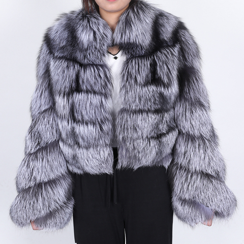 Winter real fox fur whole fur coat female fur one fashion short section fur coat short coat ► Photo 1/6