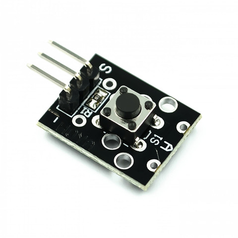 KY-004 3pin Button Key Switch Sensor Module for Arduino Diy Starter Kit 6*6*5mm 6x6x5mm KY004 ► Photo 1/1