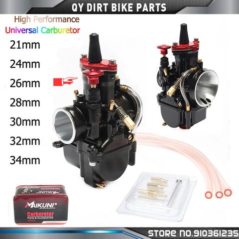 High performance Universal Modification Motorcycle Carburetor 21mm 24mm 26mm 28mm 30mm 32mm 34mm PWK Power Jet Carburetor Carb ► Photo 1/6