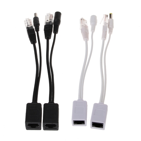 RJ45 Injector POE Splitter Adapter Cable Kit Passive Power Over Ethernet 12-48V 77UB ► Photo 1/6