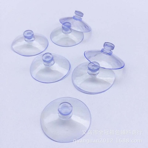 30PCs 3/4/5.5cm Clear Sucker Suction Cups Mushroom Head Strong Vacuum Suckers Hooks Hanger For window decoration wedding Car ► Photo 1/6